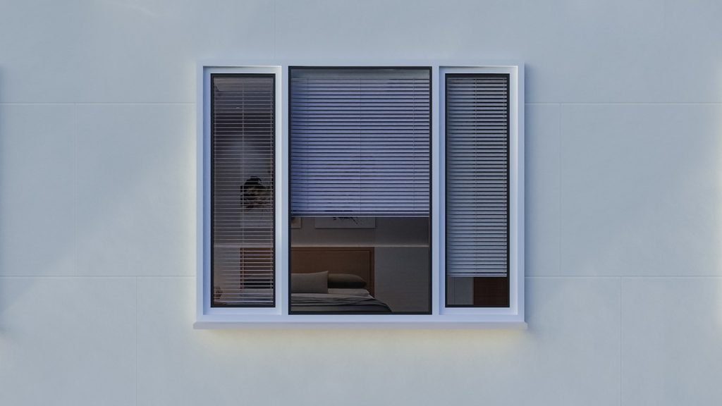 window, blinds, home